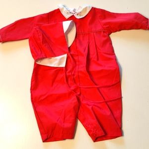 Petit Ami baby Santa outfit